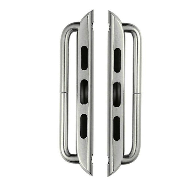 XSUNI Watchband Band Attachment Adapter for APPLE WATCH 42mm - Silver