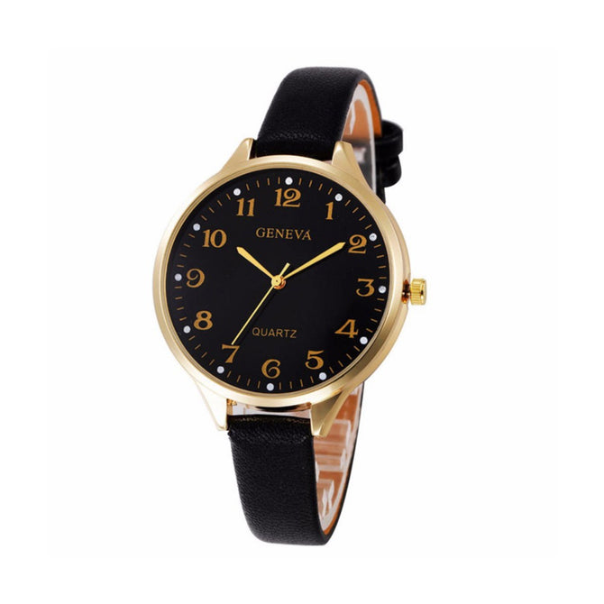 Fashion Trend Ladies Belt Watch Digital Diamond Flower Quartz Watch Female Leather Watches For Womens Pink