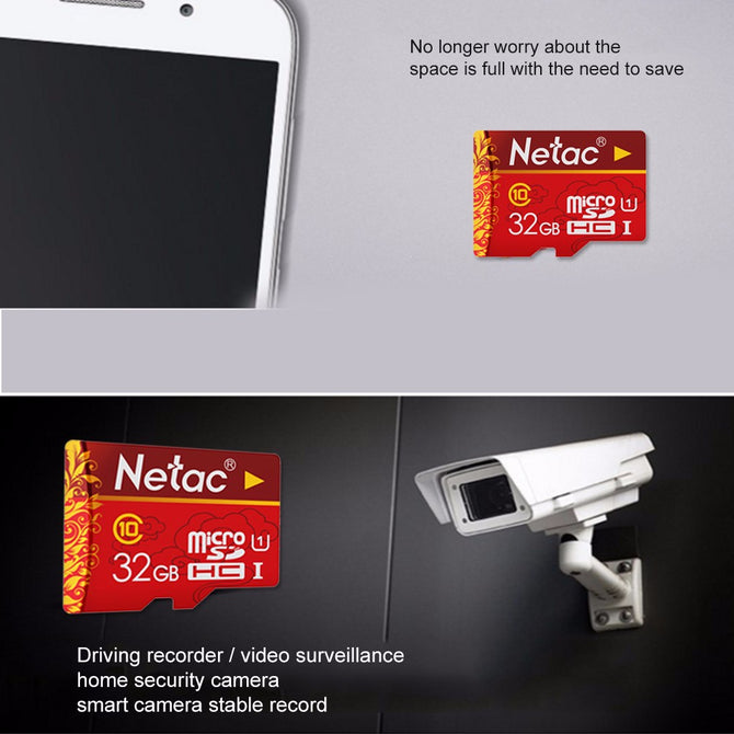 Netac High Speed 32GB SD Memory Card With 98MB/S Read Speed 32GB