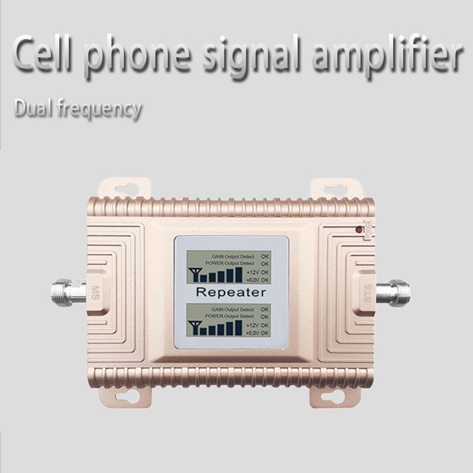 Double Frequency GSM/PCS 900/1900MH Mobile Phone Signal Booster Amplifier Repeater EU Plug