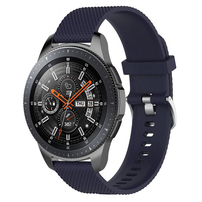 Replace Smart Watch Silicone Strap For Sansung Galaxy Watch 46mm / SM - R800 / SM - R805 - Deep Blue