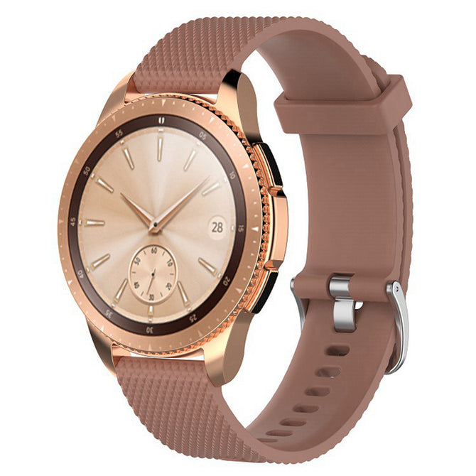 IMOS Replace Smart Watch Silicone Strap For Samsung Galaxy Watch 42mm / SM - R810 / SM - R815 - Coffee