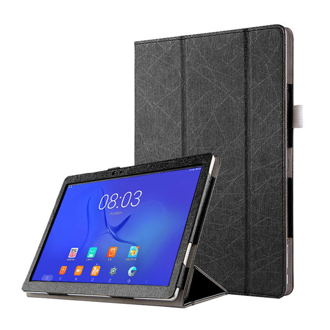 Protective PU Leather Full Body Case w/ Auto Sleep Function for Teclast T20 Tablet - Black