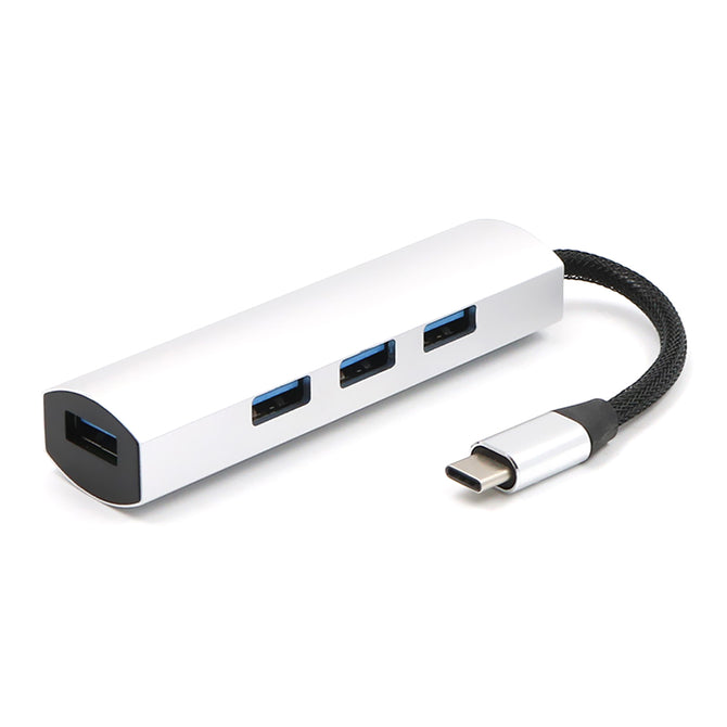VRrobot Type C Hub, USB-C to 4-Port USB 3.0 Hub Adapter