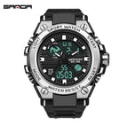 SANDA Professional Military Mens Sports Watches Digital LED Army Dive Watch Men Fashion Casual Electronics Wristwatches