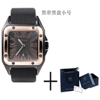 [Ready stock]GUOU fanshion Women Watches Lady Luxury Wristwatches Rubber Silicon Dress Square Quartz Watch