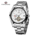 New Forsining Mechanical Watch Men's Fashion Casual Flywheel Toy Automatic Mechanical Watch SLZe260