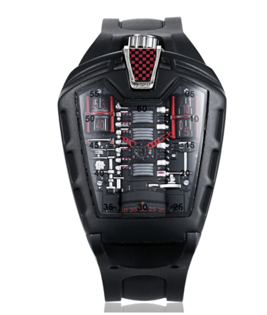 KIMSDUM  K-724D Men's casual watch personality Racing car Sports waterproof watch