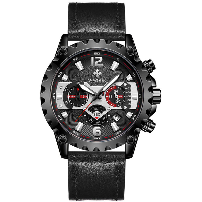 WWOOR 8880 Men's Watch Casual Business Men's Watch Waterproof Fashion Men's Quartz Watch 8880P