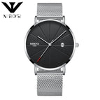 NIBOSI 2321 Ultra Thin Fashion Men Watch Top Luxury Brand Business Quartz Watches Waterproof Sports Watch Men Clock