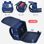 [Local Warehouse Stock Fast Delivery]  High quality New primary school students cartoon schoolbags boys and girls backpack Horizontal deign easy use and wash children's schoolbag for boy