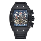 Watch for men New Melamine Six-Pin Running Second Watch Genuine Spot Square men's Casual quartz Watch 9924