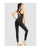 One piece yoga suit new 2023 lady sports skinny comfortable breathable quick drying sport running yoga fitness yoga jumpsuit ENY252