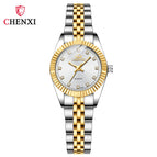 CHENXI Men and Women Watch Quartz Watch 004A Fashion waterproof casual watch CX004A inter gold