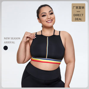 New Quick-Drying Large Size Yoga Sports Women's Workout Beauty Back Running Dance Sports Bra Db365