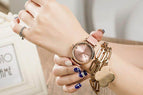 GUOU 8149 Brand Women's watches Luxury Fashion Wrist watches Leather Strap Ladies Watch Women Watches Clock