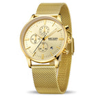MEGIR 2011 Stainless Steel Quartz Men Watches Chronograph Watch Clock Men Relogio Masculino for Male Students