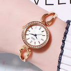 GEDI Light Luxury Diamond Student's Watch Versatile Fashion Waterproof Alloy Watch Women's Bracelet Quartz Watch women watch 1150