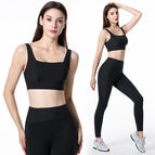 2022 summer new fashion sexy yoga clothes suit sports bra hip lift tummy trousers running fitness sports clothings 9218+6218