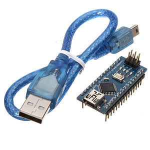 NANO IO Shield Expansion Board + Nano V3 Improved Version With Cable Geekcreit for Arduino - products that work with official Arduino boards