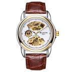 Fashion Hollow Men's Watch Waterproof Luminous Business Belt Through Bottom Fully Automatic Mechanical Watch 1001