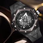 Pintime Men's Watch Compass Sports Watch Men's Casual Business Fashion Waterproof Quartz Watch PT9947
