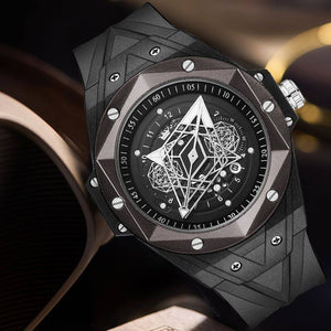 Pintime Men's Watch Compass Sports Watch Men's Casual Business Fashion Waterproof Quartz Watch PT9947