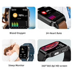 2022 NORTH EDGE N90 Smart Watch ECG+PPG HR BP O2 1.7 Inch Full Touch Screen IP68 Waterproof Metal Bezel for IOS Android