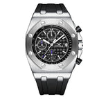 ONOLA ON6805 Fashion Sports Men's Watch Silicone Band Waterproof Multifunctional Quartz Watch Men