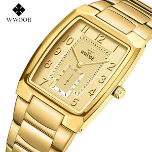 WWOOR Steel Belt 8837-2 Ladies Watch Exquisite Fashion Women's Watch Business Waterproof Quartz Women's Watch
