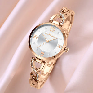 New Waterproof Ladies Watch Quartz Watch Schoolgirl Simple Bracelet Watch K-8098L