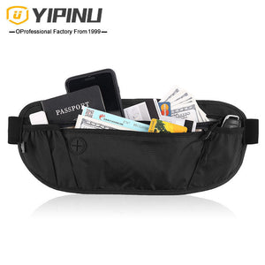 Cross-border travel RFID anti-theft waist bag outdoor sports running waterproof nylon close to light bag