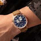 Megir Watch Men's Versatile Simple Waterproof Luminous Leather Business Sports Quartz Men 1083