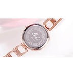 GEDI 81034 Fashion Casual Watch Hot Sale Women Elegant Luxury Stainless Steel Alloy Strap Waterproof Ladies Diamond Rhinestone Analog Quartz Wristwatch