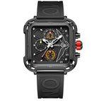 ONOLA ON6831 watch for men unique square watch men's multifunctional quartz waterproof tape watch