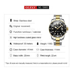 OLEVS Men Watches Luxury Quartz Wristwatches Calendar Luminous Hands Business Clock Male casual Fashion