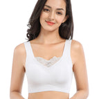 Plus size sports bra anti-glare anti-slip women's sleep bra yoga women's underwear no steel ring