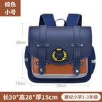 New primary schoolbag girls and boys horizontal version backpack lightweight leisure large-capacity children's backpack 5608 schoolbag