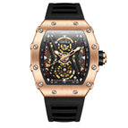 ONOLA ON6828men's watch Fashion Sports Automatic Mechanical Watch Men's Silicone Strap Waterproof Watch