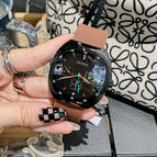 TICTOC Korean fashion women's watch women's ins large dial square rubber band neutral women's Watch