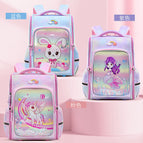 New Primary School Student Cartoon Schoolbag girl Eva Integrated Open Astronaut Bag Quicksand Children's Bags 776