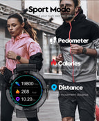 Original North Edge NL03 Unisex Smart Watch Full Touch Screen Heart Rate Blood pressure Outdoor Sport Watch