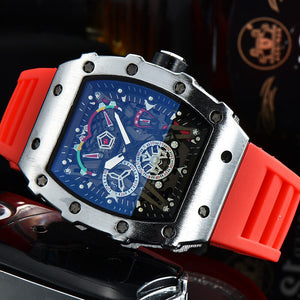 Men's watch Quartz Watch Barrel-Shaped Casual Waterproof Calendar Men's Watch in Stock 9791F
