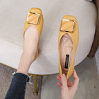 Flat sole shoes 2022 new spring and summer scoop shoes women fashion office lady student's soft shoes 555-10