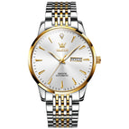 OLEVS watch for men automatic mechanical watch fashion simple waterproof men's watch quartz watch men 6635NL