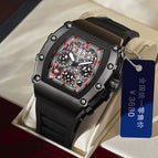 KIMSDUN Miller Quartz Watch Sports Fashion Tonneau Watch Men's business calendar watch K-2103B