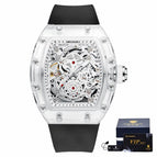 KIMSDUN 2105 Brand Transparent Men's Mechanical Watch Luxury Sports RM Style Automatic Hollow Fashion Men's Watche