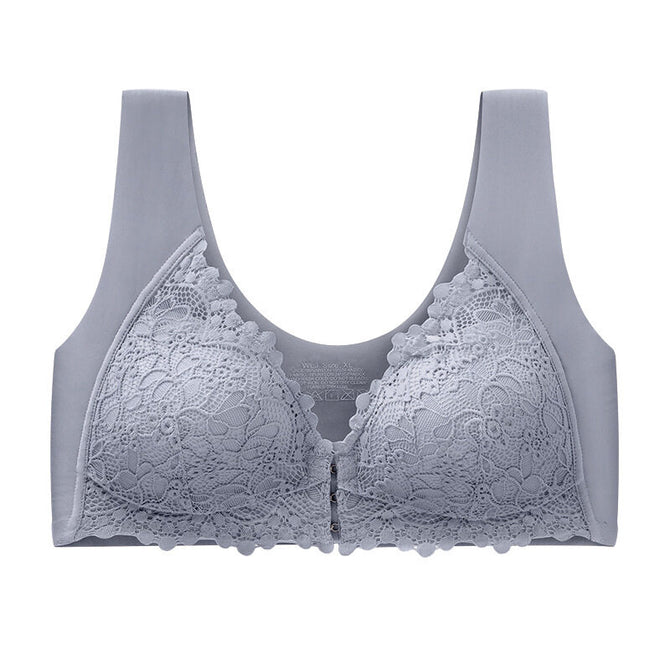 Plus size Bra front buckle underwear no steel ring bra seamless underwear bra