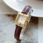 SKHL time and space corridor watch female retro style 2022 new belt small square watch medieval ladies watch 3591