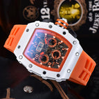 Men's Watch 6-Pin Seconds Running Richard Barrel Quartz men's casual Watch in Stock 1035